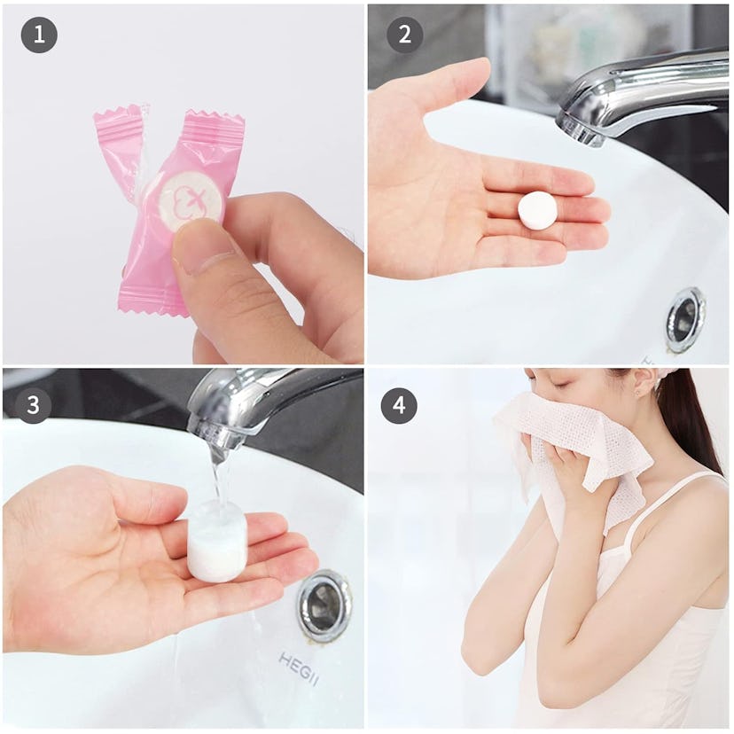 Classycoo Compressed Face Towels (100-Pack)