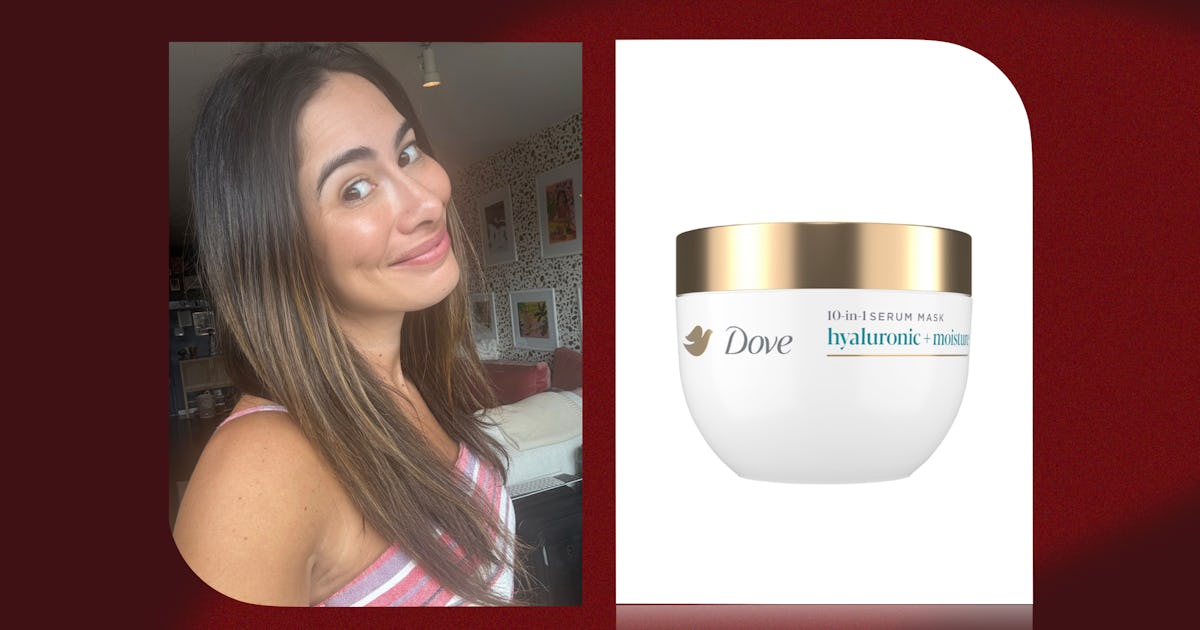 This $12 Dove Hair Mask Revived My Bone-Dry Strands In 1-Minute Flat