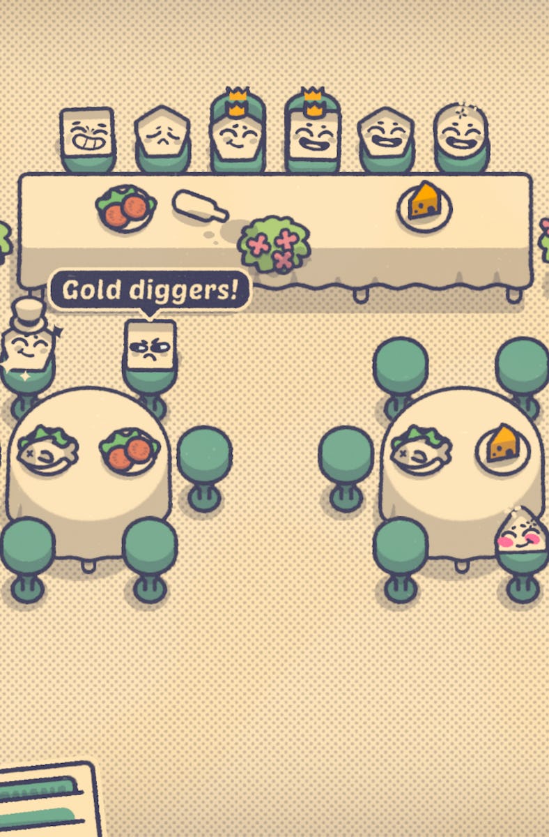 A screenshot from a wedding level of 'Is This Seat Taken'