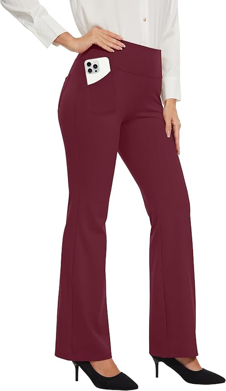 Desol Fleece Lined Flare Leggings 