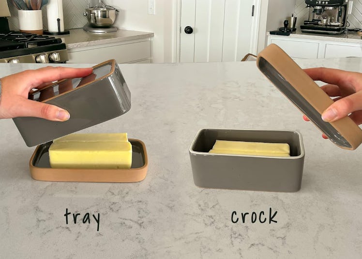 Mora Ceramic Two-in-One Butter Dish