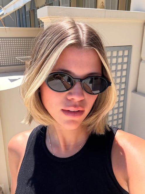 Sofia Richie Grainge with French bob