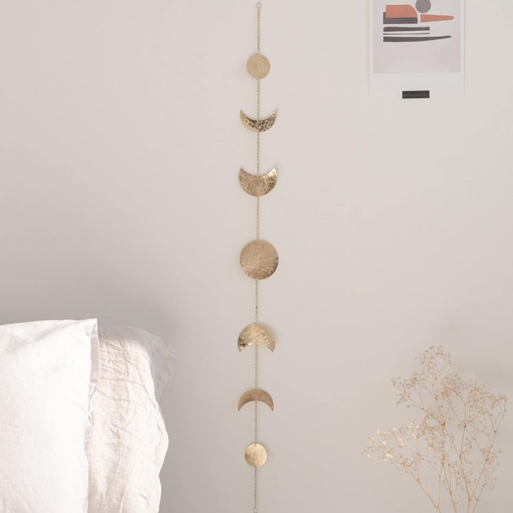BASE ROOTS Moon Phase Gold Wall Decor