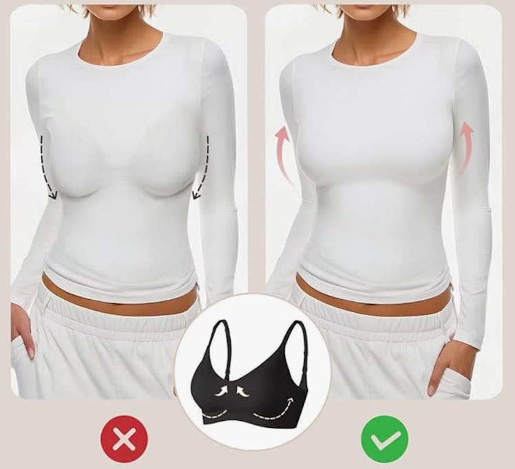 Vertvie Wire-Free Push-Up Bra