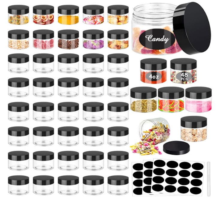 SLifeJars  Plastic Jars (48-Piece)