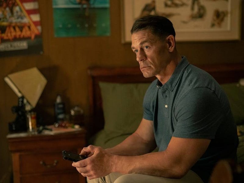 John Cena as Christopher Smith/Peacemaker in Peacemaker