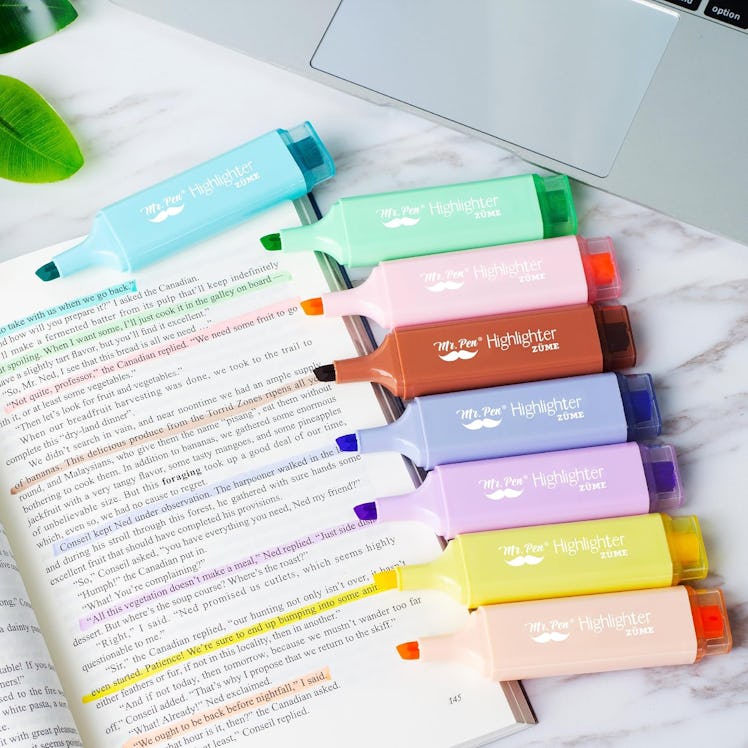 Mr. Pen Pastel Highlighter (8-Pack)