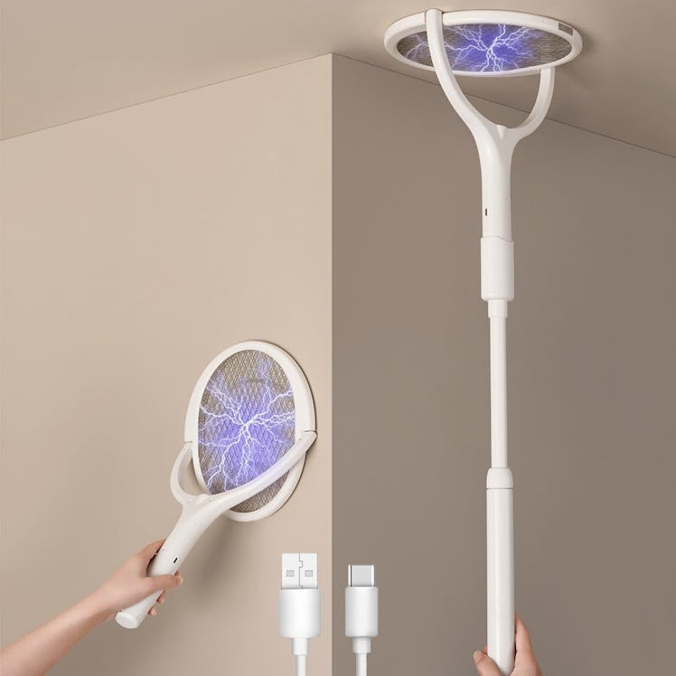 GeckoMan Rotating Electric Fly Swatter