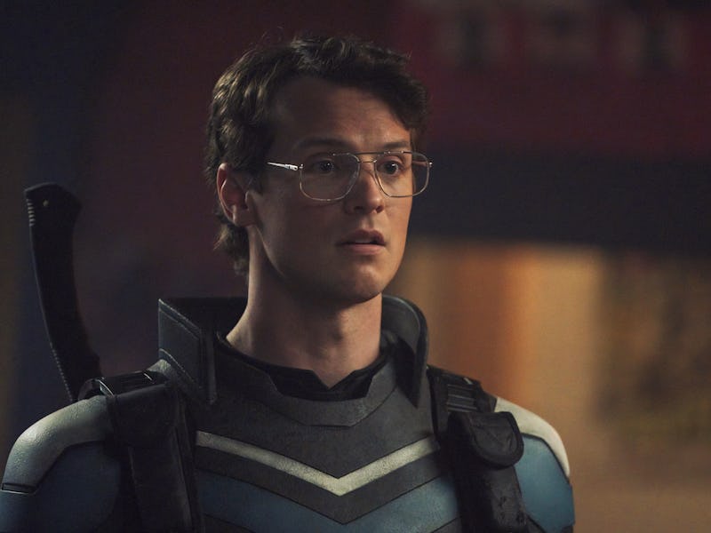 Freddie Stroma as Adrian Chase/Vigilante in Peacemaker