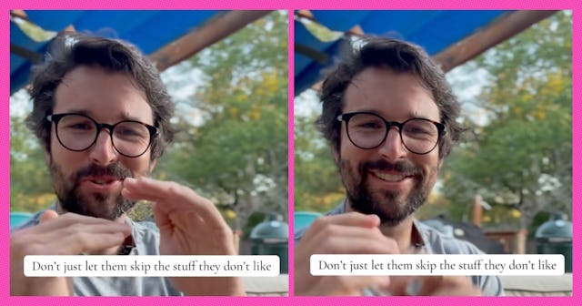A man explains why you shouldn't let your kids skip songs in the car.