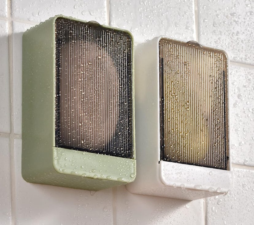 GREATIN Wall Soap Dish Holder (2-Pack)