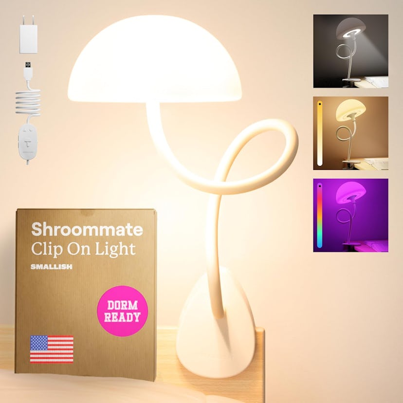 Smallish Shroommate Clip On Headboard Light 