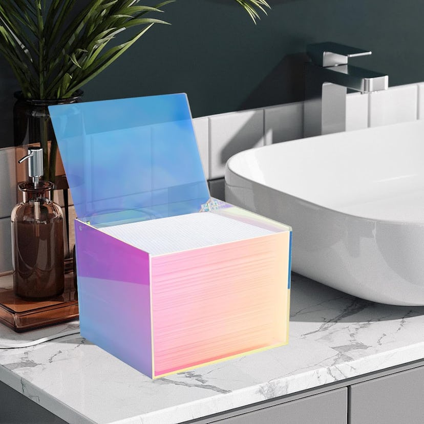 Watpot Acrylic Laundry Dryer Sheet Holder