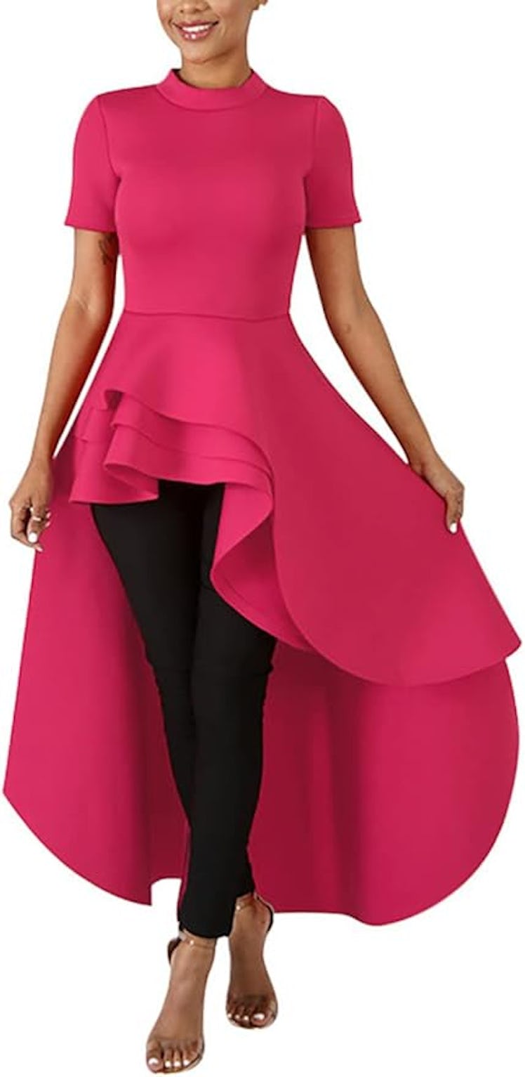 Lrady High Low Shirt Dress