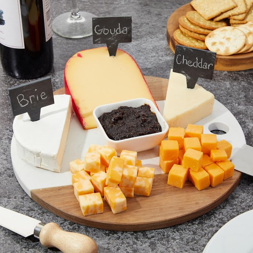Juvale Slate Stone Cheese Board Labels Set (28 Pieces)