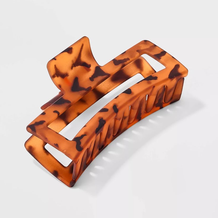 Jumbo Matte Tort Claw Hair Clip