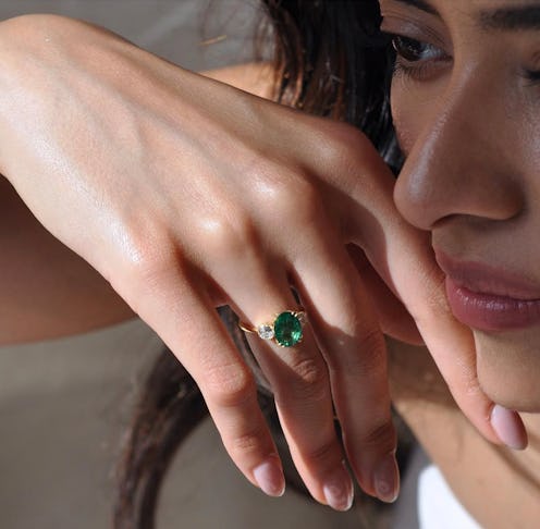 Non-diamond engagement rings
