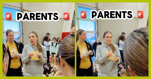 In a now viral Instagram video, youth volleyball coach Katelyn Sallee has a very serious and importa...