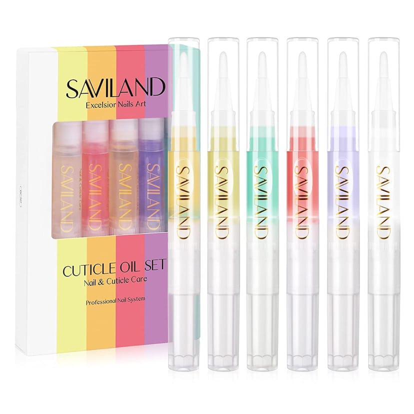 SAVILAND Natural Cuticle Oil Pen (6-Pack)
