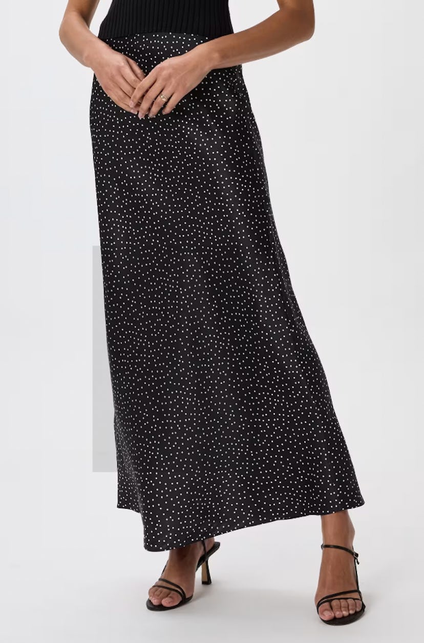 Washable Silk Maxi Skirt