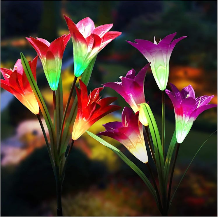 TONULAX Lily Solar Lights (2-Pack)