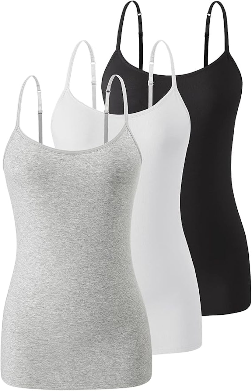 Air Curvey Camisoles With Built-in Bra (3-Pack) 