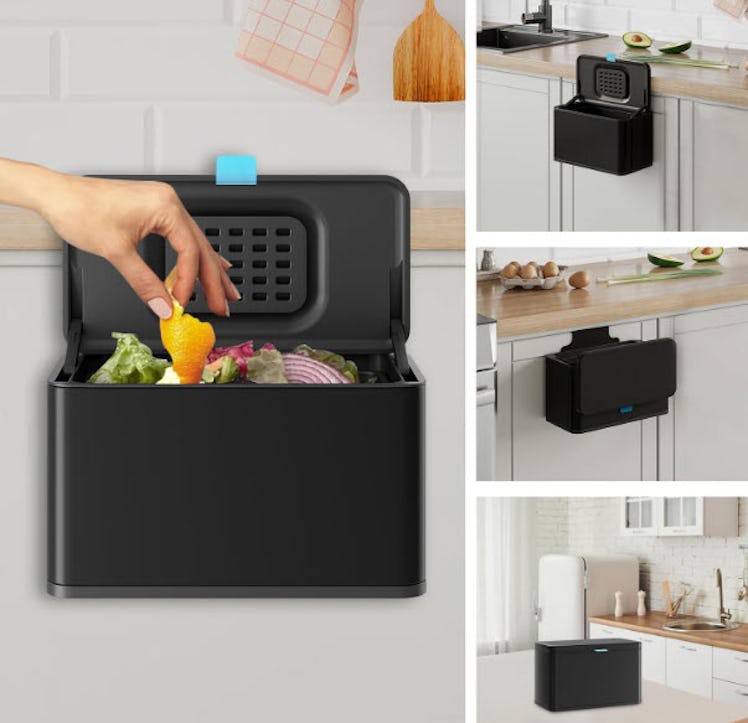 LINSSEN Stainless Steel Hanging Trash Can