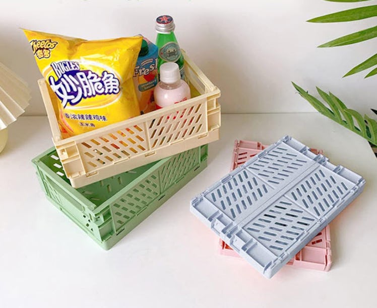Xhwykzz Pastel Crates (4-Pack)