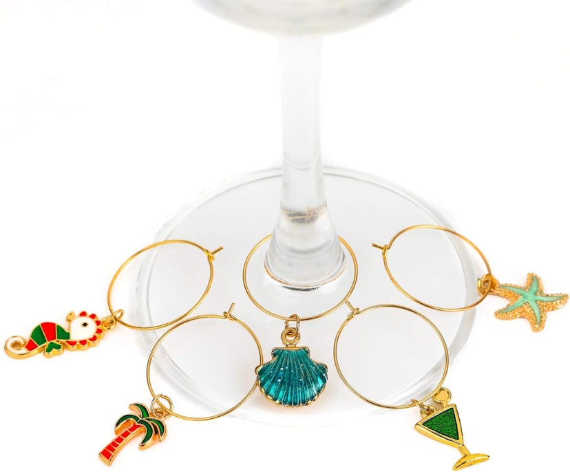 MOSNLEILA Wine Glass Charms (18-Pack)