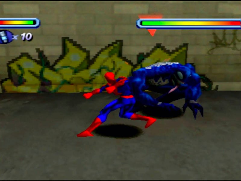 Screenshot from Spider-Man on PlayStation 1