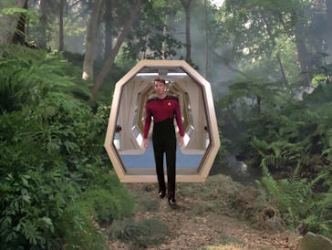 Riker on the holodeck