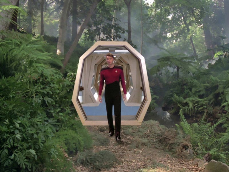 Riker on the holodeck