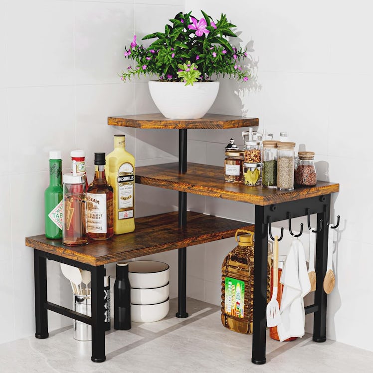 Uniqcovosa Kitchen Countertop Corner Organizer