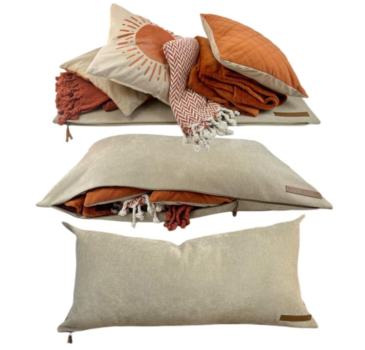 STORAGE PILLOW Zippered Storage Pillowcase