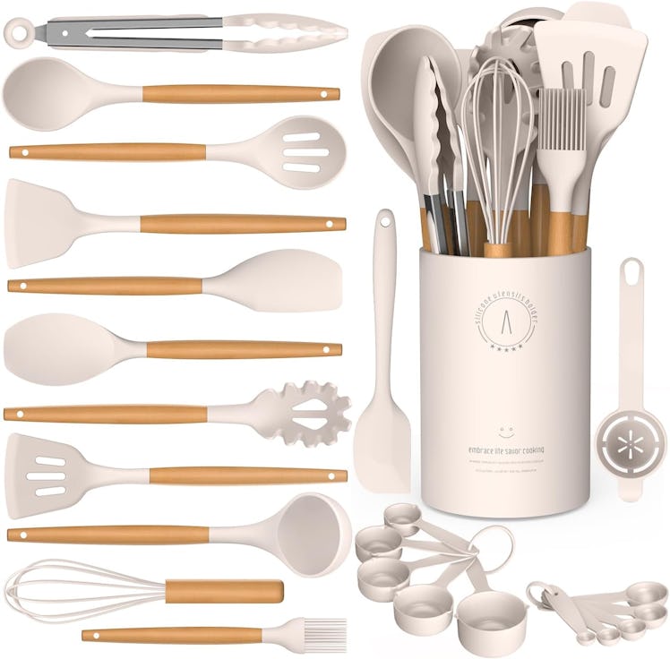 AVGPD Silicone Cooking Utensils Set (16 Pieces)