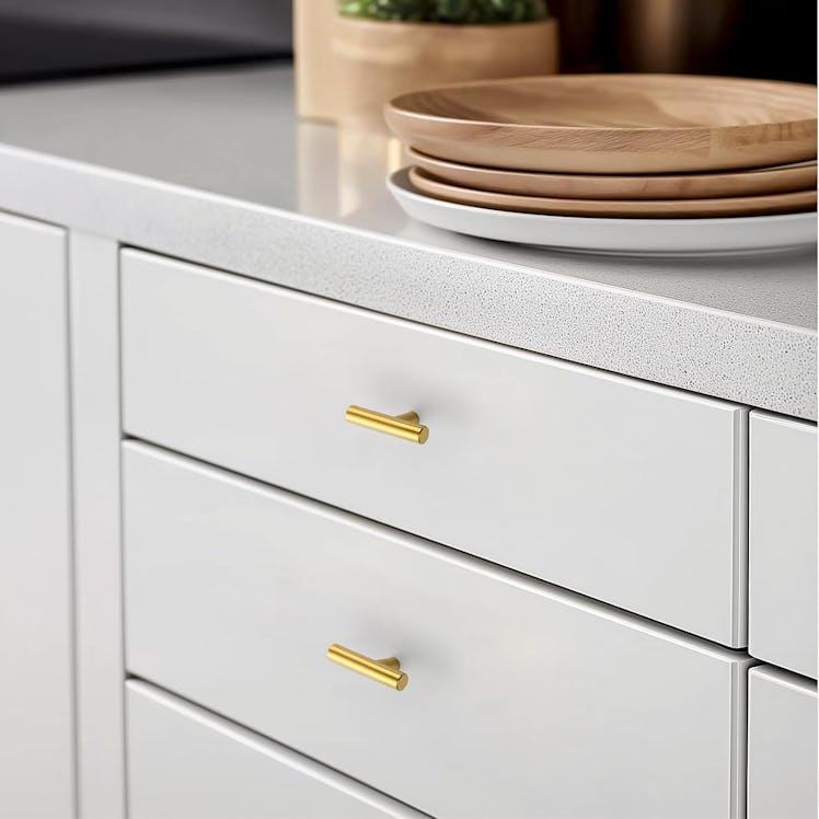 HOME EDIT Gold Cabinet Knobs (15-Pack)