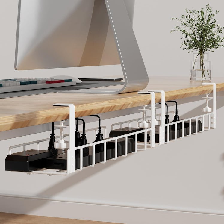 Xpatee Under Desk Cable Management Trays (2-Pack)