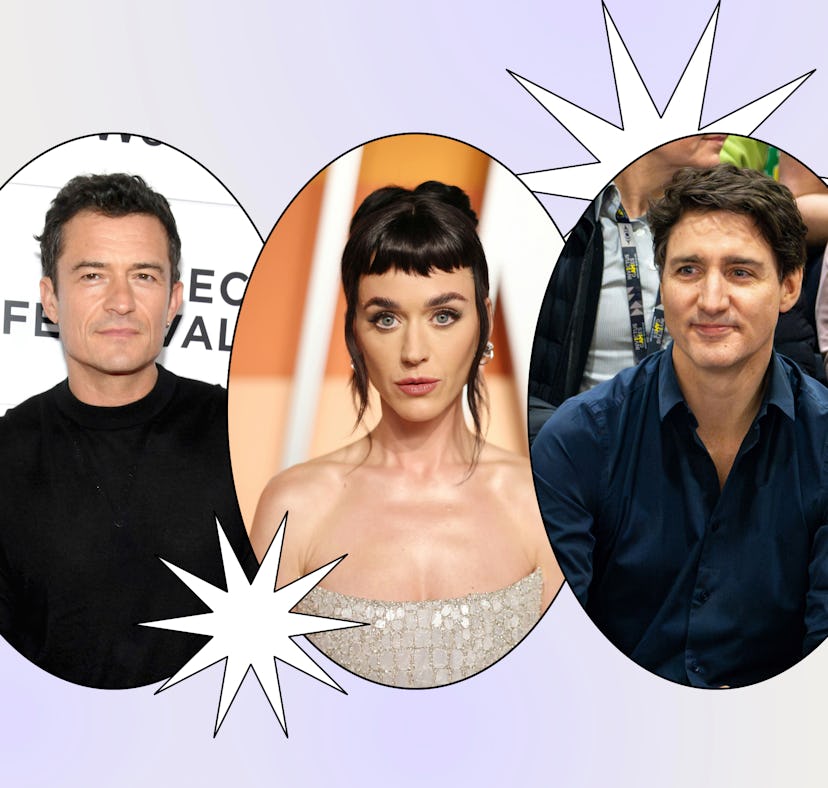 Orlando Bloom, Katy Perry, Justin Trudeau