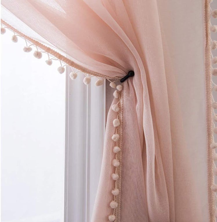 MISS SELECTEX Tasseled Sheer Curtains