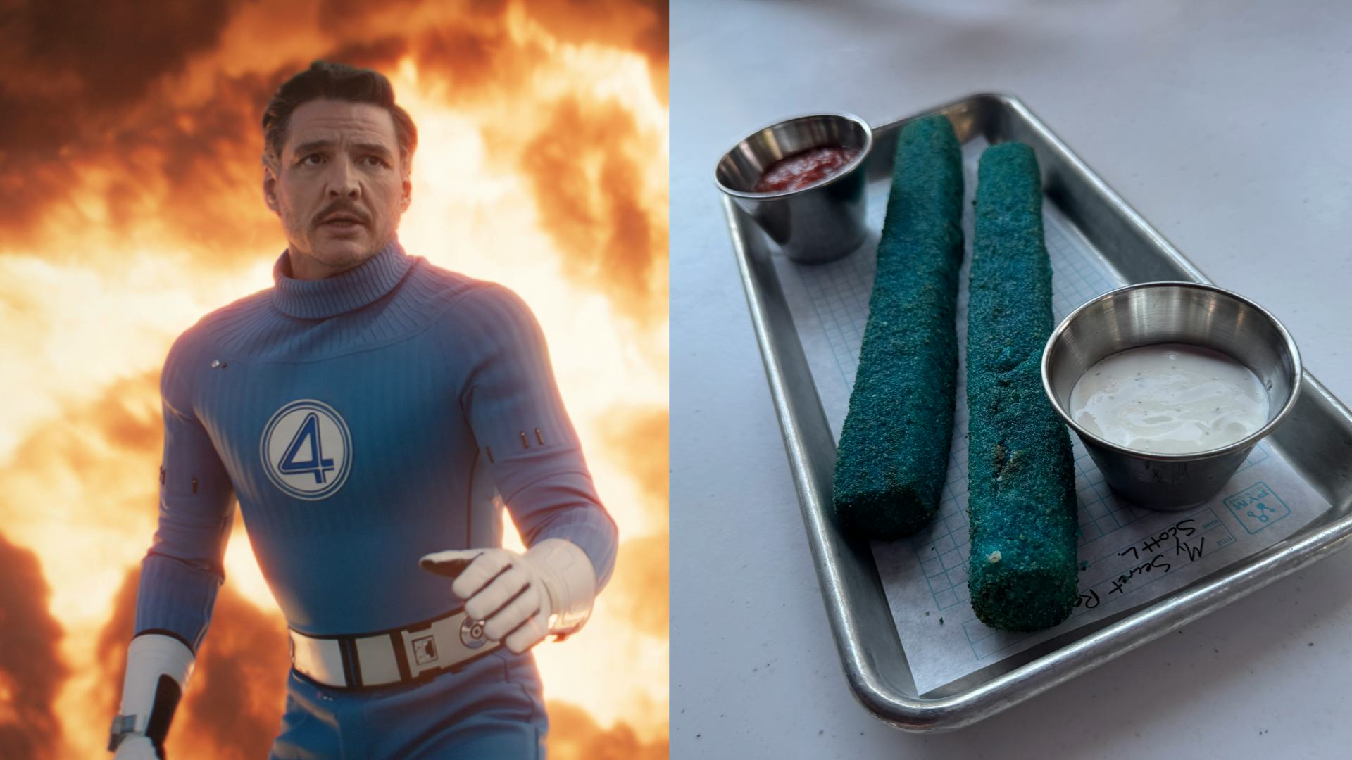 I Tried 'Fantastic Four' Snacks At Disneyland, Including A Blue Mozzarella Stick