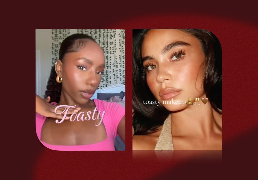 Your guide to TikTok's viral "toasty makeup" trend.