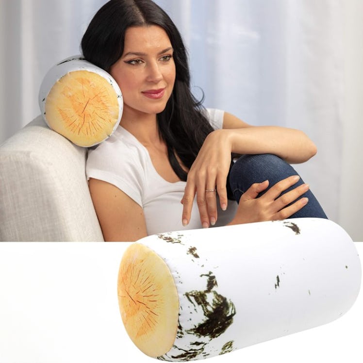 PILLOWY Microbead Log Roll Pillow