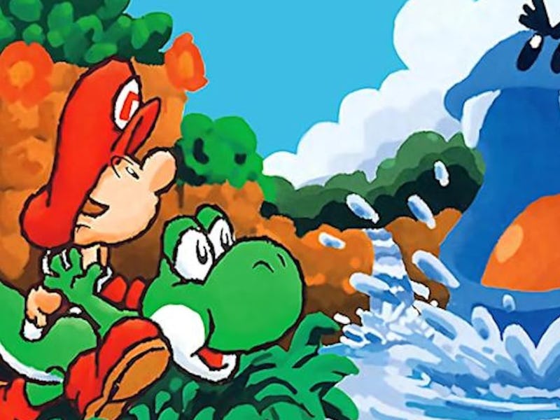artwork from Super Mario World 2 Yoshi's Island