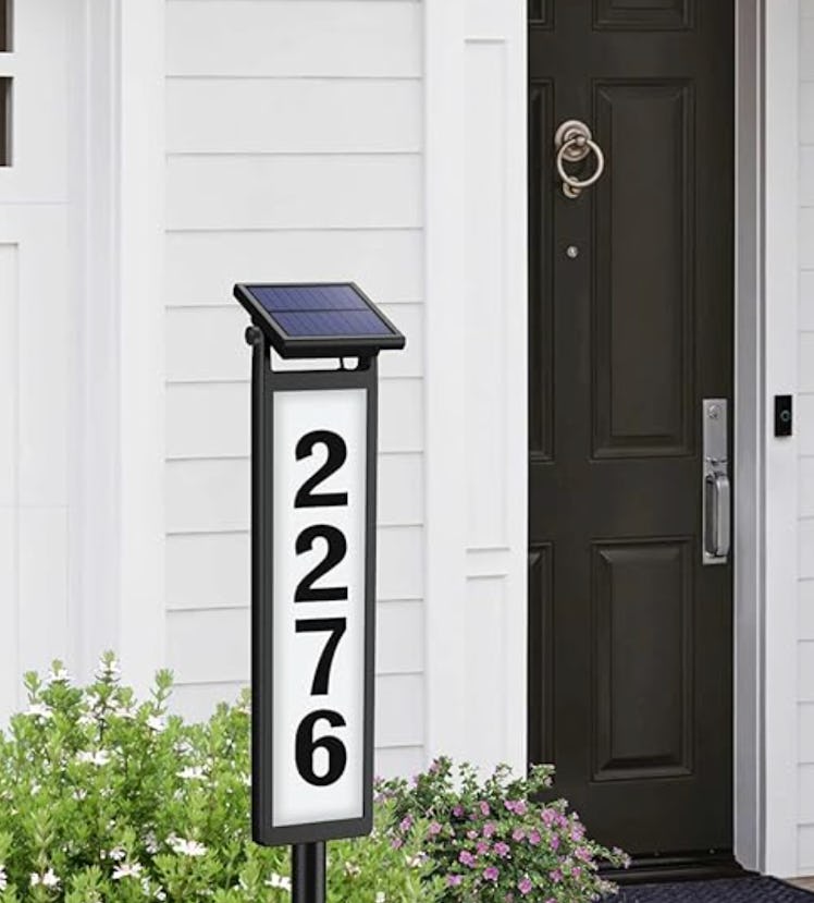 Eyrosa Solar Address Sign