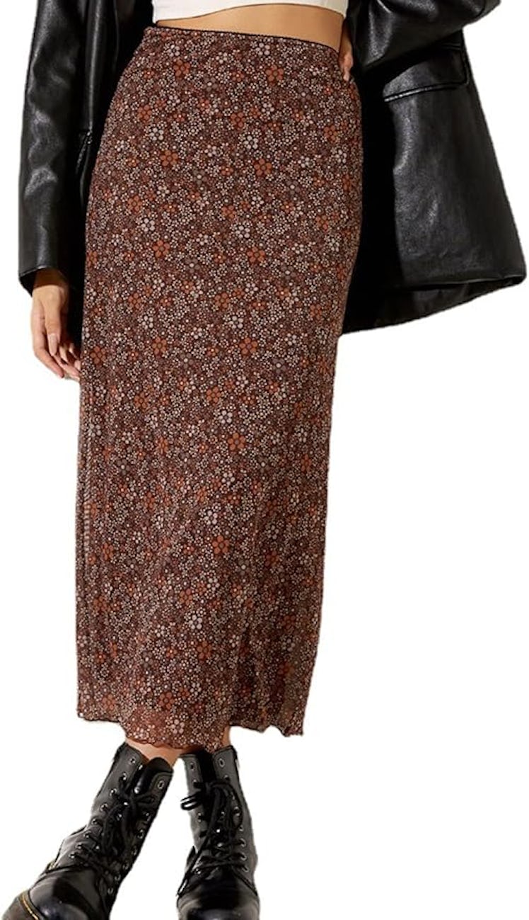 Avanova Mesh Midi Skirt