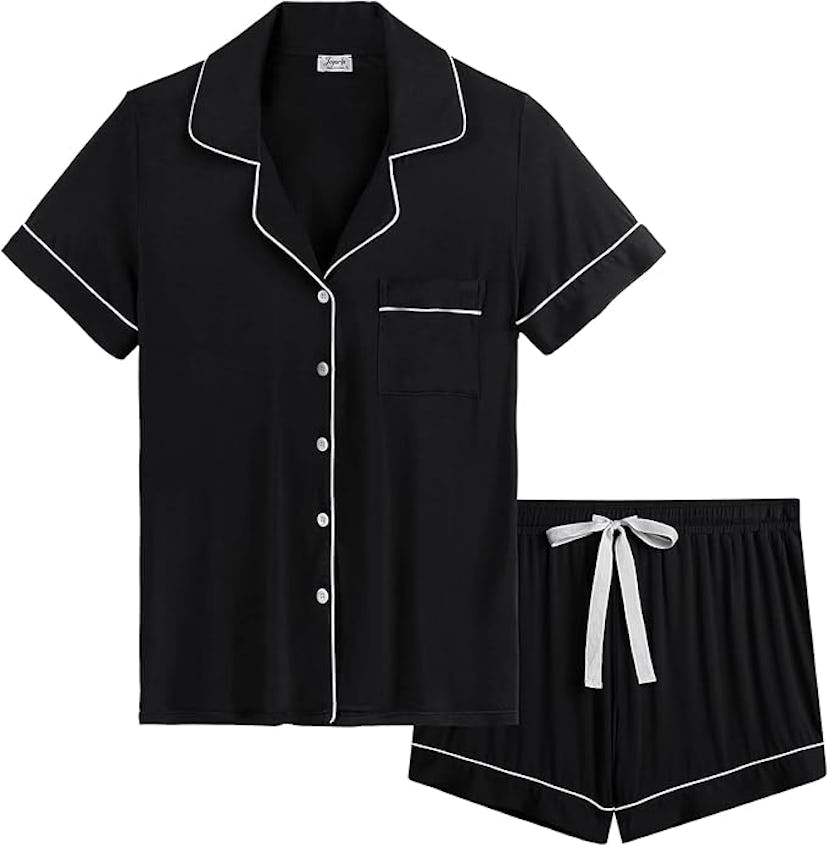 Cherrydew Cooling Bamboo Viscose PJ Shorts Set