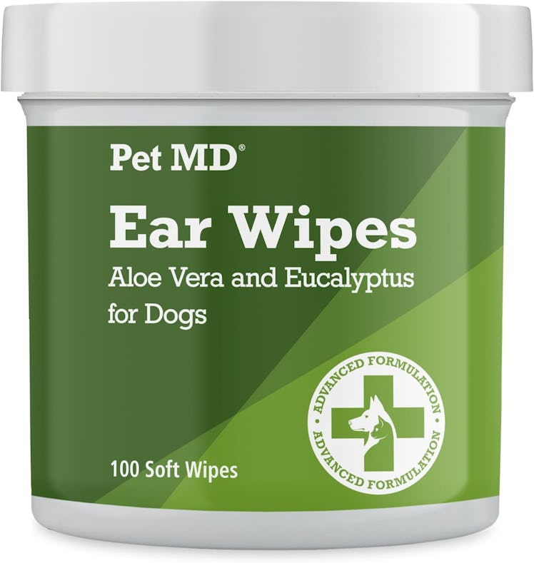 Pet MD Dog Ear Wipes (100 Count)