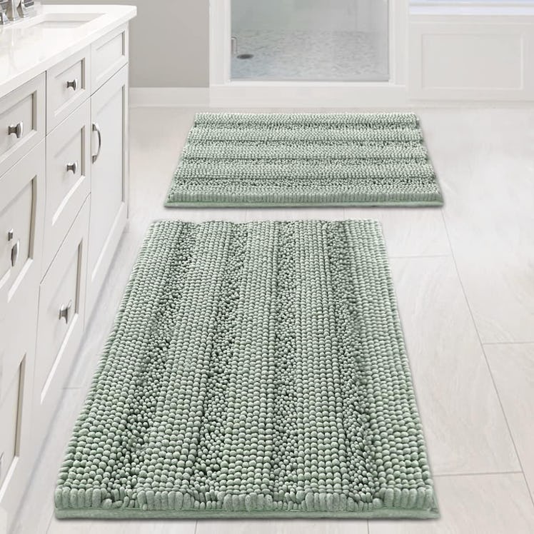 H.VERSAILTEX Chenille Bath Mats (2-Pack)