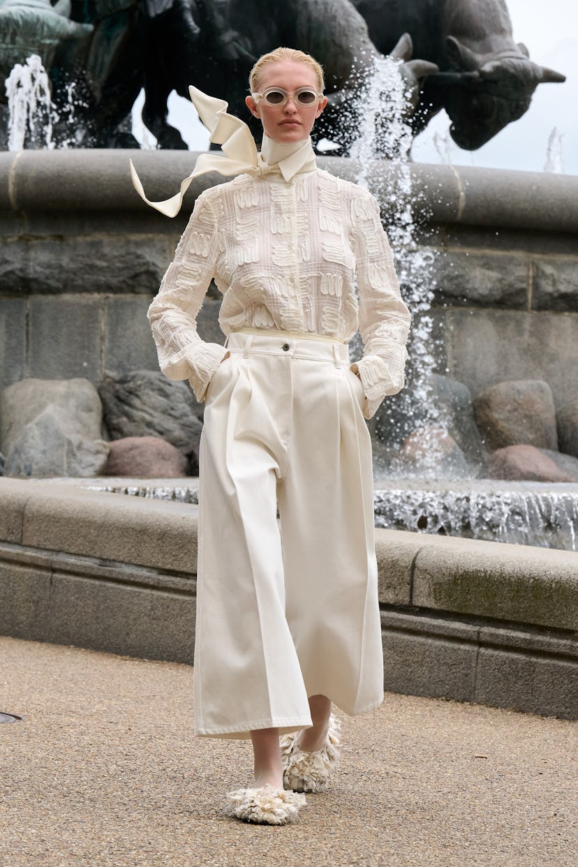a look from mkdt studios spring 2026 collection shown at copenhagen fashion week