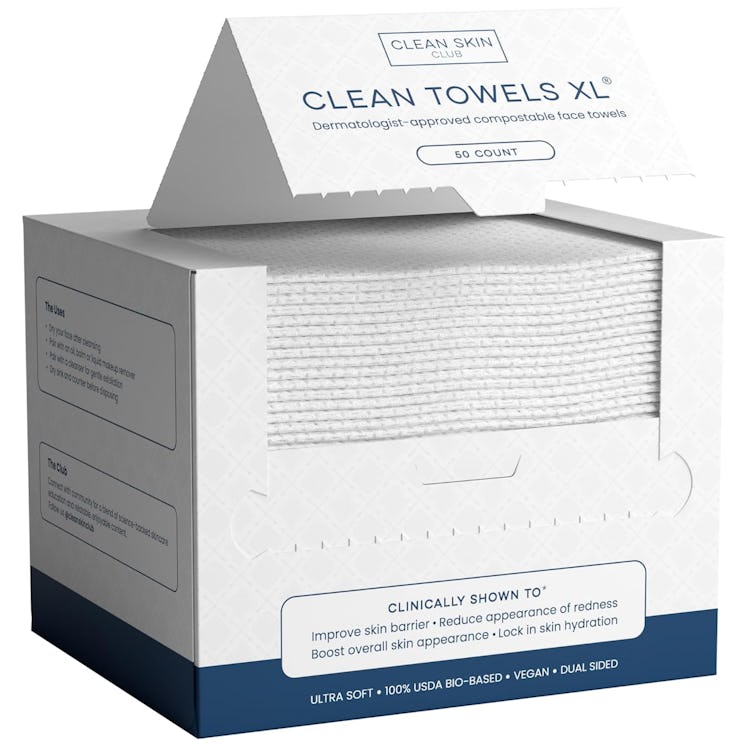 Clean Skin Club Clean Face Towels (50-Pack)